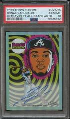Ronald Acuna Jr. Baseball Cards 2023 Topps Chrome Ultraviolet All Stars Autographs Prices