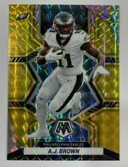 A. J. Brown [Gold] #191 Football Cards 2022 Panini Mosaic Prices