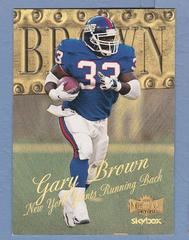 Gary Brown [Precious Metal Gems] #158 Football Cards 1999 Metal Universe Prices