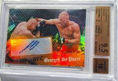 Georges St Pierre [Autograph Bronze] #100 Ufc Cards 2010 Topps UFC Main Event Prices