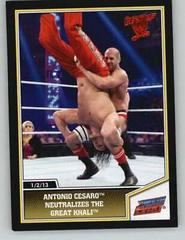 Antonio Cesaro Neutralizes The Great Khali #76 Wrestling Cards 2013 Topps Best of WWE Prices