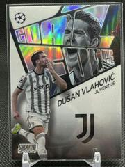 Dusan Vlahovic Soccer Cards 2022 Stadium Club Chrome UEFA Competitions Goal Force Prices