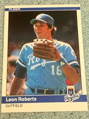 Leon Roberts Baseball Cards 1984 Fleer Prices