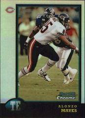 Alonzo Mayes [Refractor] #219 Football Cards 1998 Bowman Chrome Prices