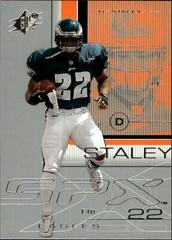 Duce Staley #67 Football Cards 2001 Spx Prices