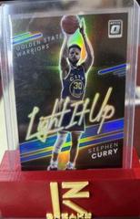 Stephen Curry [Blue] #2 Basketball Cards 2021 Panini Donruss Optic Light It Up Prices