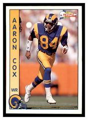 Aaron Cox #164 Football Cards 1992 Pacific Prices