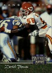 Derrick Thomas Football Cards 1994 Playoff Contenders Prices