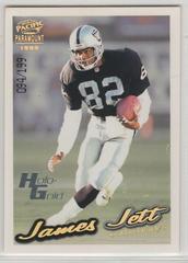 James Jett [Gold] #174 Football Cards 1999 Pacific Paramount Prices