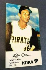 Matty Alou #18 Baseball Cards 1968 KDKA Pittsburgh Pirates Prices