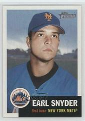 Earl Snyder #396 Baseball Cards 2002 Topps Heritage Prices