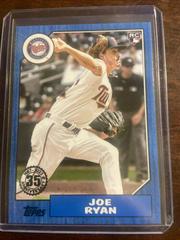 Joe Ryan [Blue] #87TB-15 Baseball Cards 2022 Topps 1987 Series 2 Prices