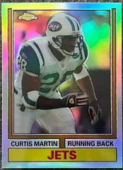 Curtis Martin [Refractor] #TB19 Football Cards 2005 Topps Chrome Throwbacks Prices