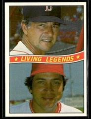 Living Legends [J. Bench, C. Yastrzemski] #B Baseball Cards 1984 Donruss Prices