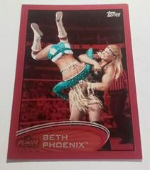 Beth Phoenix [Red] Wrestling Cards 2012 Topps WWE Prices