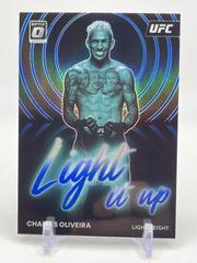 Charles Oliveira [Blue] #3 Ufc Cards 2023 Panini Donruss Optic UFC Light It Up Prices