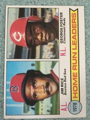 Home Run Leaders [J. Rice, G. Foster] #2 Baseball Cards 1979 Topps Prices