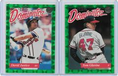 David Justice #5 Baseball Cards 1993 Panini Donruss Elite Dominator Prices