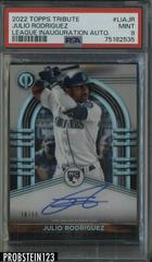 Julio Rodriguez #LIA-JR Baseball Cards 2022 Topps Tribute League Inauguration Autographs Prices