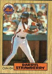 Darryl Strawberry #379 Baseball Cards 1987 O Pee Chee Prices