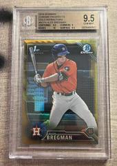 Alex Bregman [Chrome Gold Refractor] #BCP4 Baseball Cards 2016 Bowman Prospects Prices