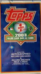 Hobby Box [Series 1] Baseball Cards 2003 Topps Prices
