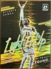 Trae Young [Gold Pulsar] #3 Basketball Cards 2021 Panini Donruss Optic Light It Up Prices