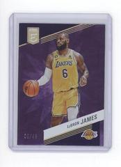 LeBron James [Purple] #122 Basketball Cards 2022 Panini Donruss Elite Prices