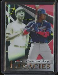 Ronald Acuna Jr., Hank Aaron [Kintsuskuroi Black Gold Refractor] #FL-RAJ Baseball Cards 2021 Topps Finest Legacies Prices