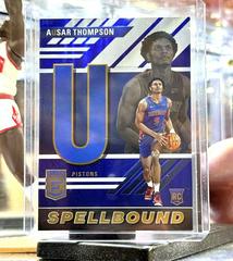 Ausar Thompson [Blue] #21 Basketball Cards 2023 Donruss Elite Spellbound Prices