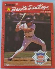 Benito Santiago [All Star Game Performance] #708 Baseball Cards 1990 Donruss Prices
