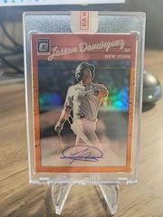 Jasson Dominguez [Orange] #1990-JD Baseball Cards 2023 Panini Donruss Optic Retro 1990 Signatures Prices