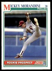 Mickey Morandini Baseball Cards 1991 Score Prices