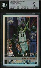 Tim Duncan [Refractor] Basketball Cards 1997 Topps Chrome Prices