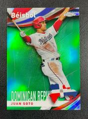 Juan Soto [Green Refractor] Baseball Cards 2021 Topps Chrome Beisbol Prices