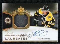 Brad Marchand #SML-BM Hockey Cards 2021 Ultimate Collection Signature Material Laureates Prices