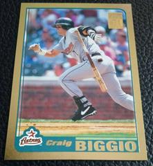 Craig Biggio #250 Baseball Cards 2001 Topps Gold Prices