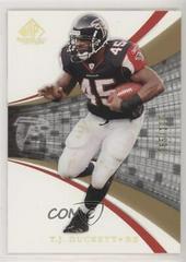 T.J. Duckett [Gold] #5 Football Cards 2004 SP Game Used Prices