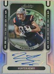 Hunter Henry #SS-HH Football Cards 2022 Panini Absolute Signature Standouts Prices