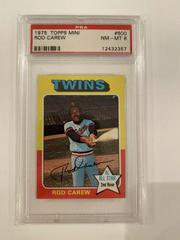Rod Carew #600 Baseball Cards 1975 Topps Mini Prices