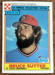 Bruce Sutter #24 Baseball Cards 1984 Ralston Purina Prices