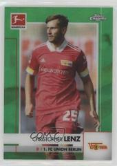 Christopher Lenz [Green Refractor] Soccer Cards 2020 Topps Chrome Bundesliga Prices