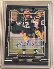 Aaron Rodgers [Signature] Football Cards 2021 Panini Playbook Prices