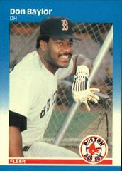 Don Baylor #28 Baseball Cards 1987 Fleer Prices