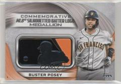 Buster Posey Baseball Cards 2022 Topps MLB Logo Medallion Relics Prices