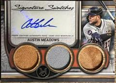 Austin Meadows #SWTRA-AM Baseball Cards 2023 Topps Museum Collection Signature Swatches Triple Relic Prices