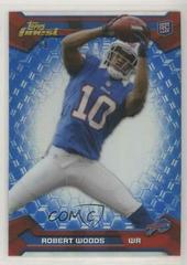Robert Woods [Blue Refractor] Football Cards 2013 Topps Finest Prices