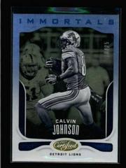 Calvin Johnson [Mirror Gold] Football Cards 2017 Panini Certified Prices