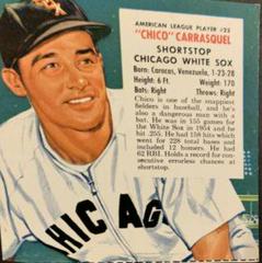 Chico Carrasquel #23 Baseball Cards 1955 Red Man Tobacco Prices