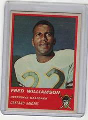 Fred Williamson Football Cards 1963 Fleer Prices